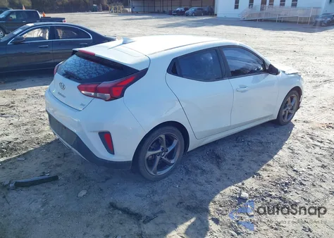 2019 Hyundai Veloster 2.0 z USA, uszkodzony, nr VIN KMHTG6AF9KU009057
